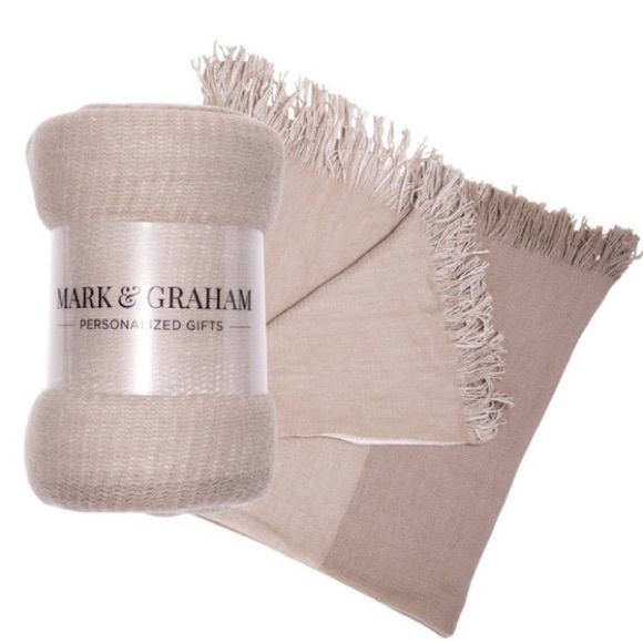 Mark & Graham Other - NWOT Mark & Graham Beige Colorblock Throw